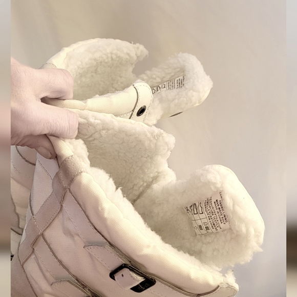 PAJAR Leather Waterproof Grip Women's Tall  Lace-Up Boots White Sz5-5 1/2 - Picture 7 of 7